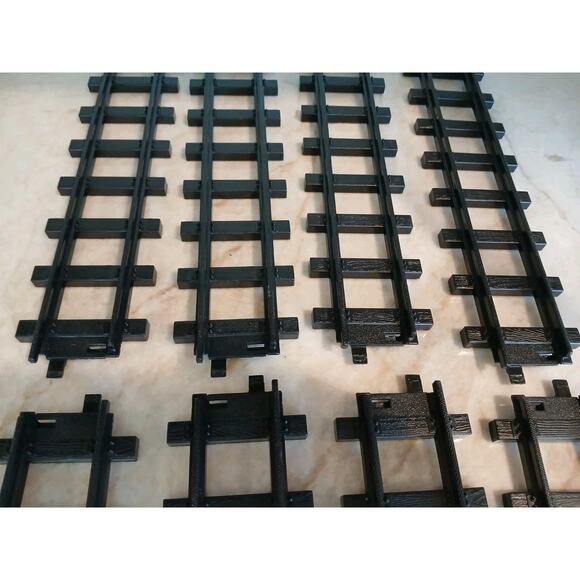 Toy State CAT Caterpillar Construction Express TRAIN TRACKS 8 STRAIGHT Replaceme - Picture 7 of 16